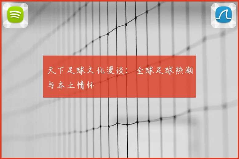 天下足球文化漫谈：全球足球热潮与本土情怀